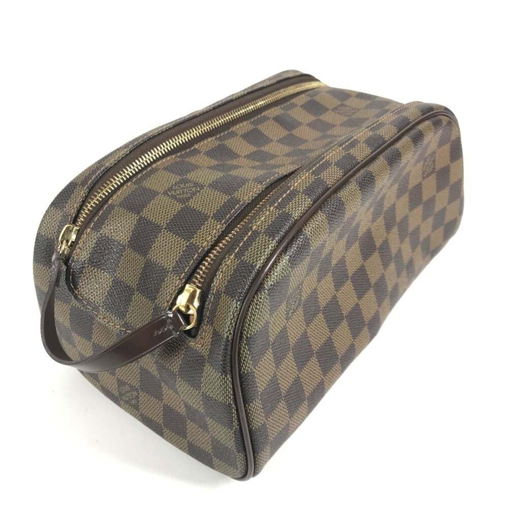 LOUIS VUITTON Brown Damier Canvas Pouch